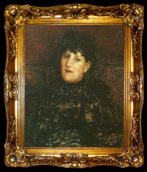 framed  Ernst Josephson portrattan av olga gjorkegren-fahraeus., ta009-2